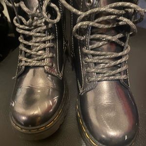 Dr Marten boots. GUNMETAL